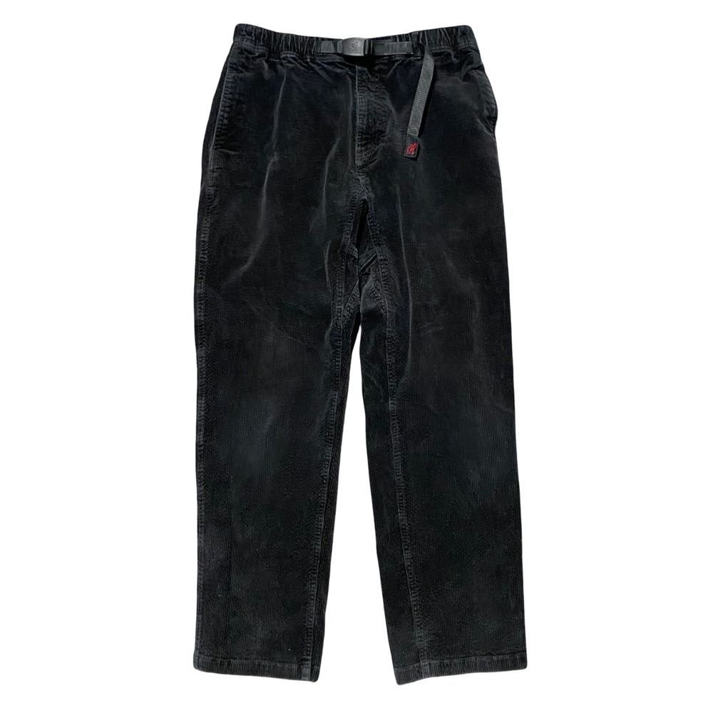 Gramicci Corduroy Pants Mens M Black Cotton Solid Gorpcore Climbing G2FM-P003